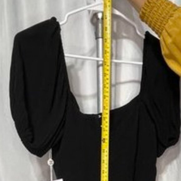 WAYF Leonie Puff Sleeve Midi Dress | Estimated Size Small NWT - Picture 3 of 12